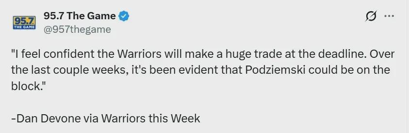 Nice！勇士开窍了！曝将交易库里接班人