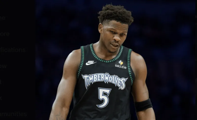 米兰体育入口-爱德华兹本赛季已缺阵9场，森林狼战绩5胜4负